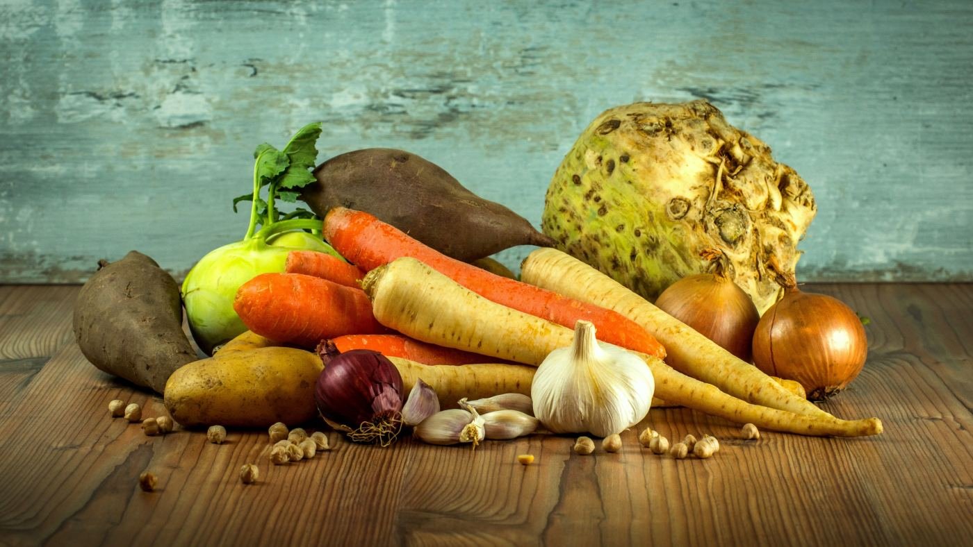 Exemplo de legumes variados
